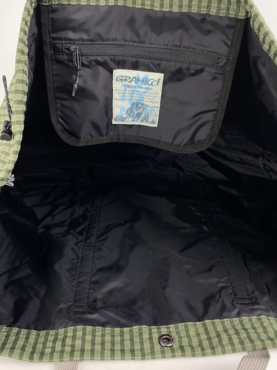 GRAMICCIPLAID CLIMBING TOTE Polyester Green G5FA-170 6