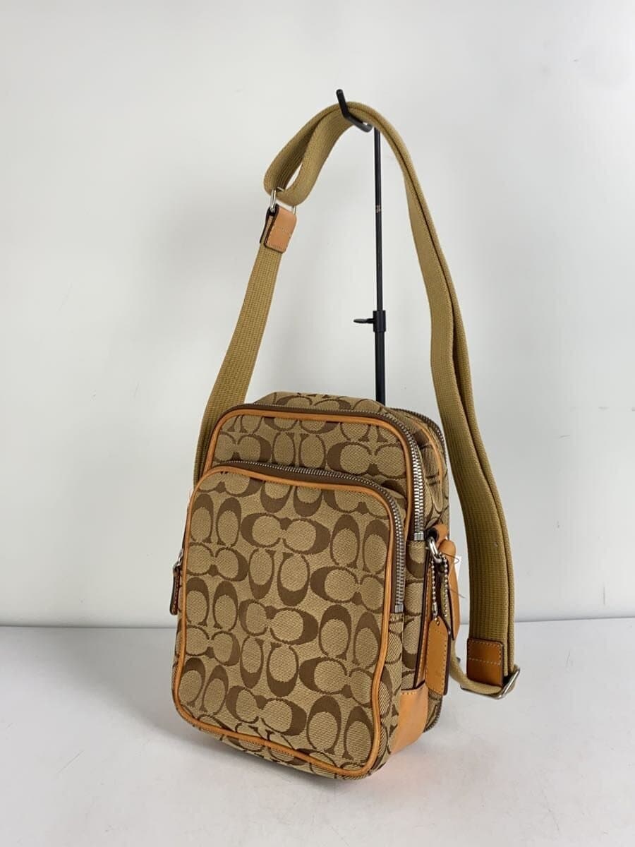 COACH Shoulder Bag Canvas Brown All Over Pattern 4270 2