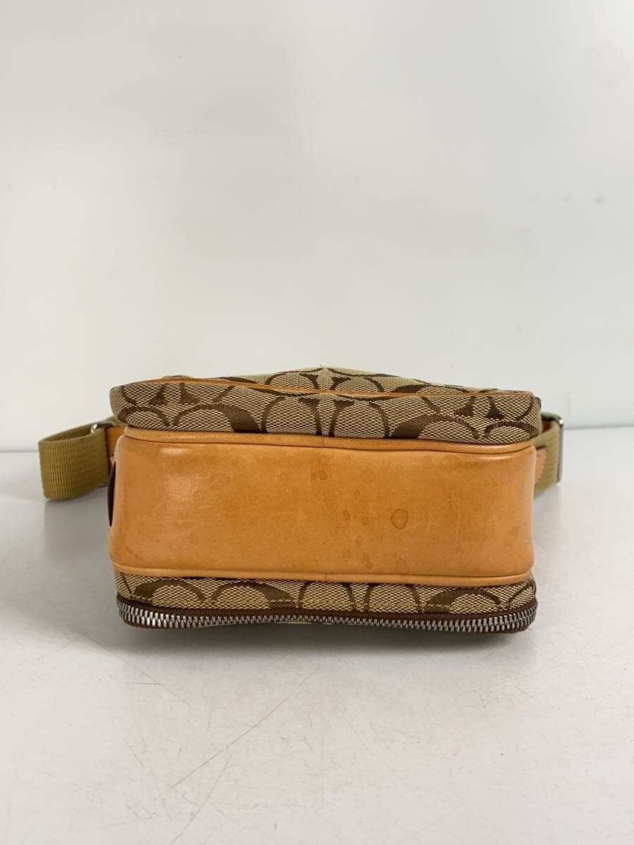 COACH Shoulder Bag Canvas Brown All Over Pattern 4270 4