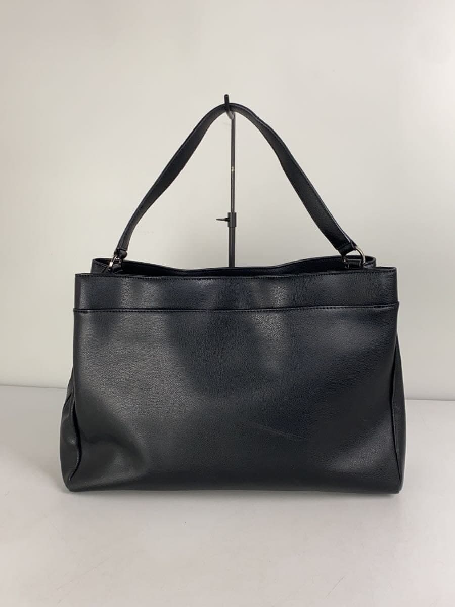 agnes b. Handbag Leather Black 3