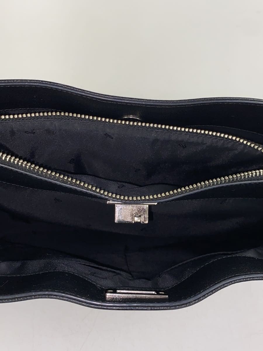 agnes b. Handbag Leather Black 6