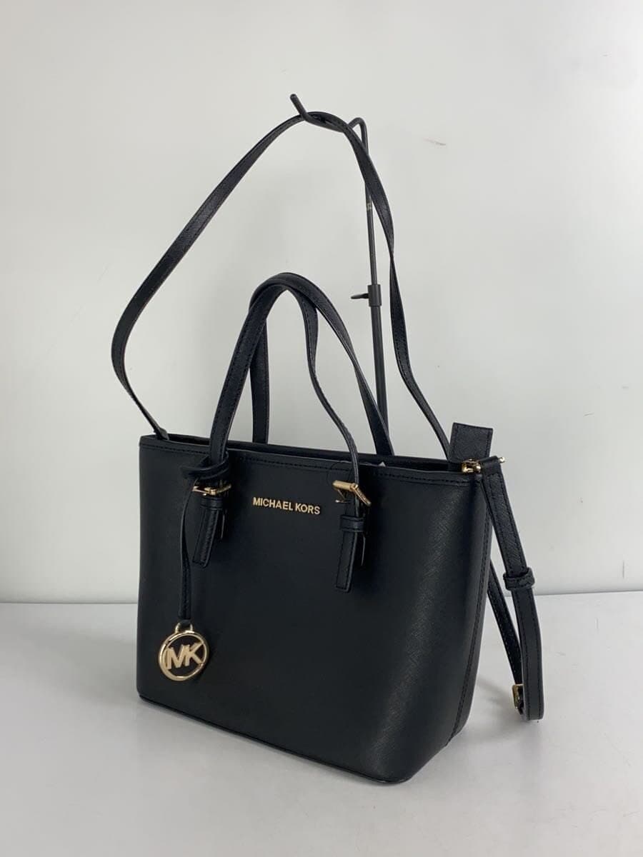 MICHAEL KORS2-Way Shoulder Bag Leather Black 35T9GTVT0L 2