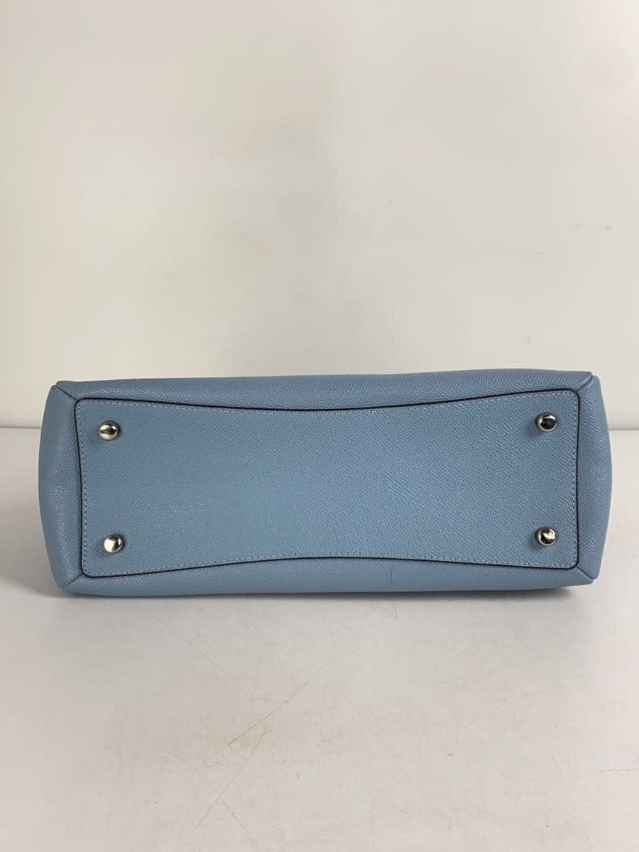 COACH2-Way Sage Carryall Bag Leather Blue Solid F28976 4