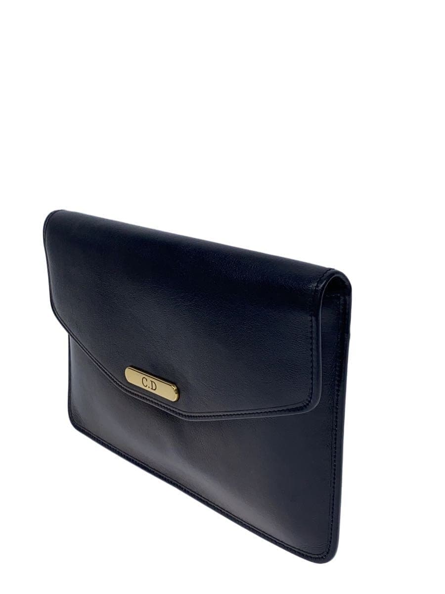 Christian Dior Second Hand Bag Leather Black 2