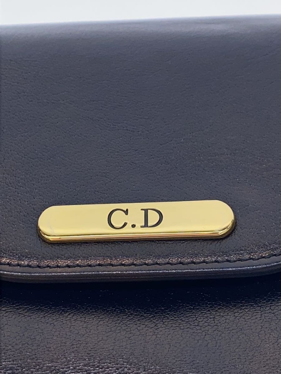 Christian Dior Second Hand Bag Leather Black 5