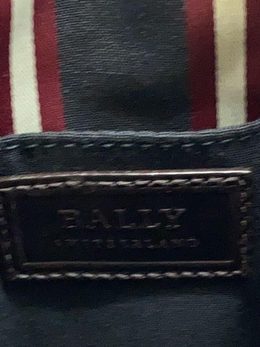 BALLY Shoulder Bag Leather BRW Solid Color 5