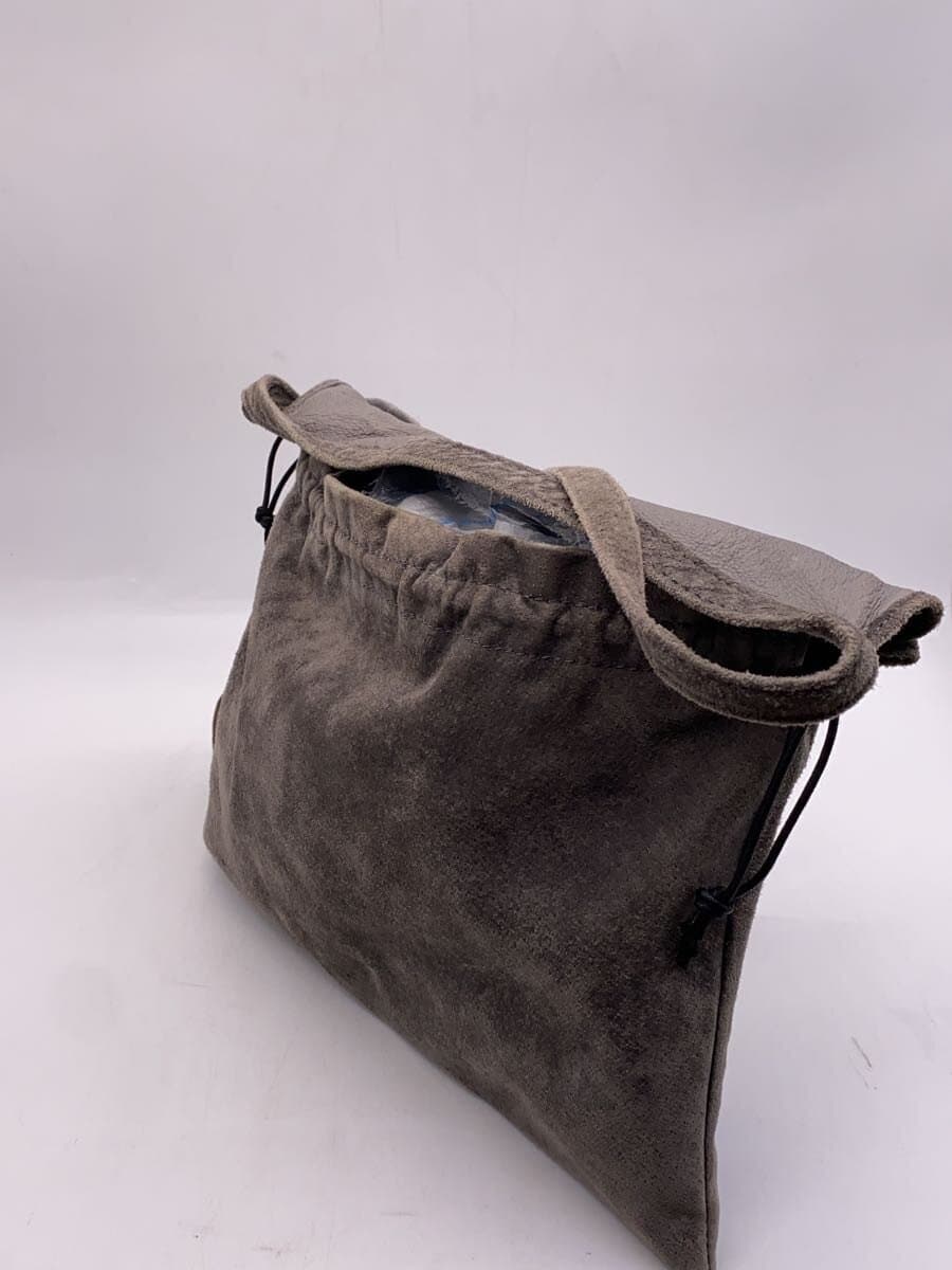 Hender Scheme Shoulder Bag Leather GRY Solid 2