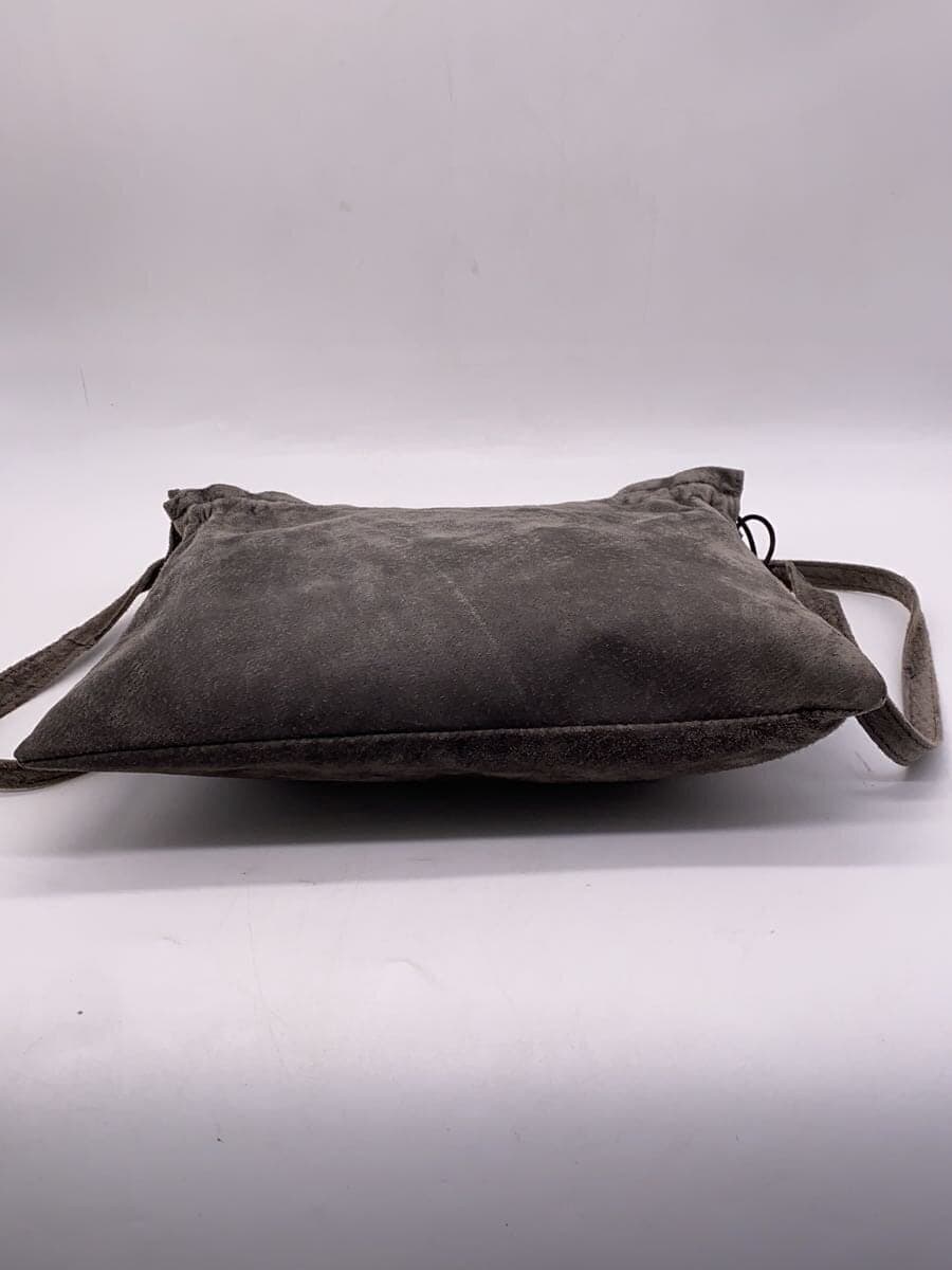 Hender Scheme Shoulder Bag Leather GRY Solid 4