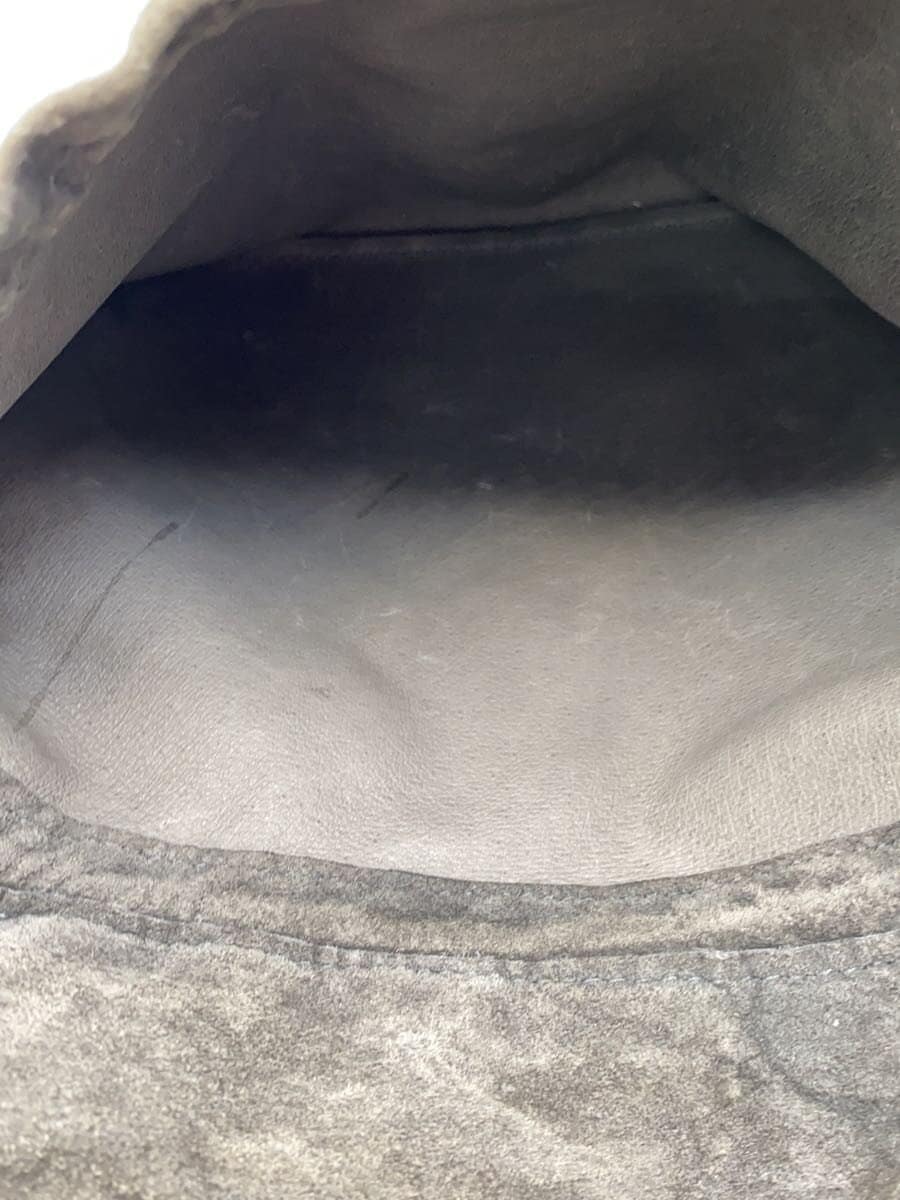 Hender Scheme Shoulder Bag Leather GRY Solid 5