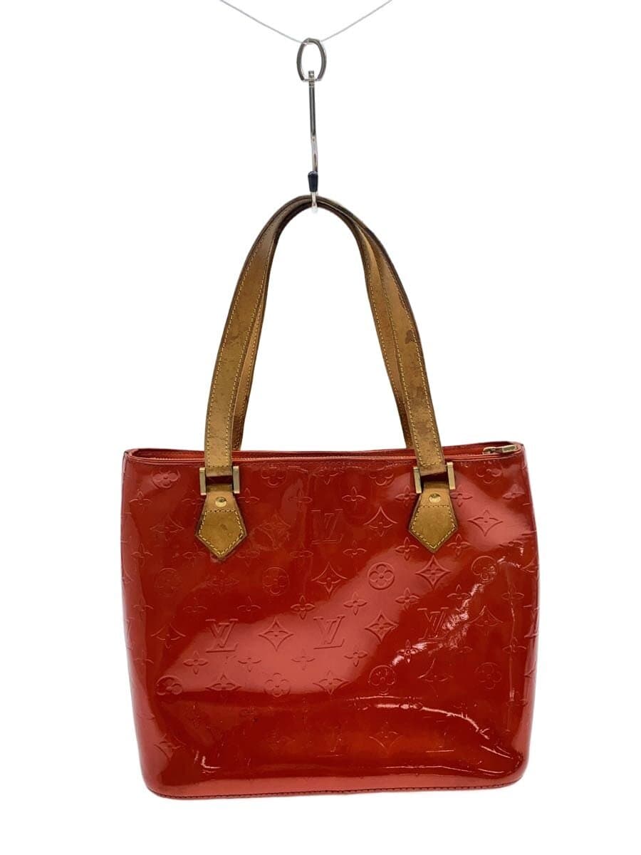 LOUIS VUITTON Houston _Monogram Vernis Patent Leather RED Monogram