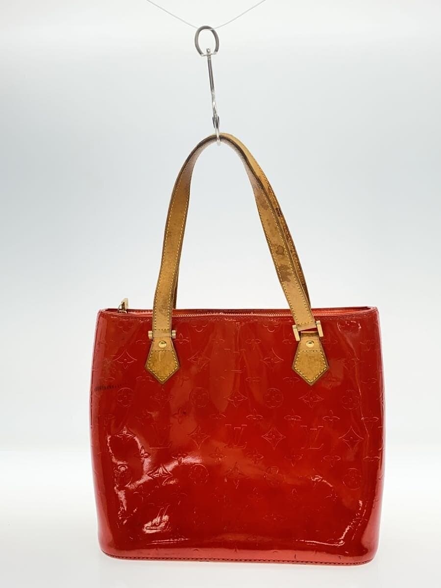 LOUIS VUITTON Houston _Monogram Vernis Patent Leather RED Monogram 3