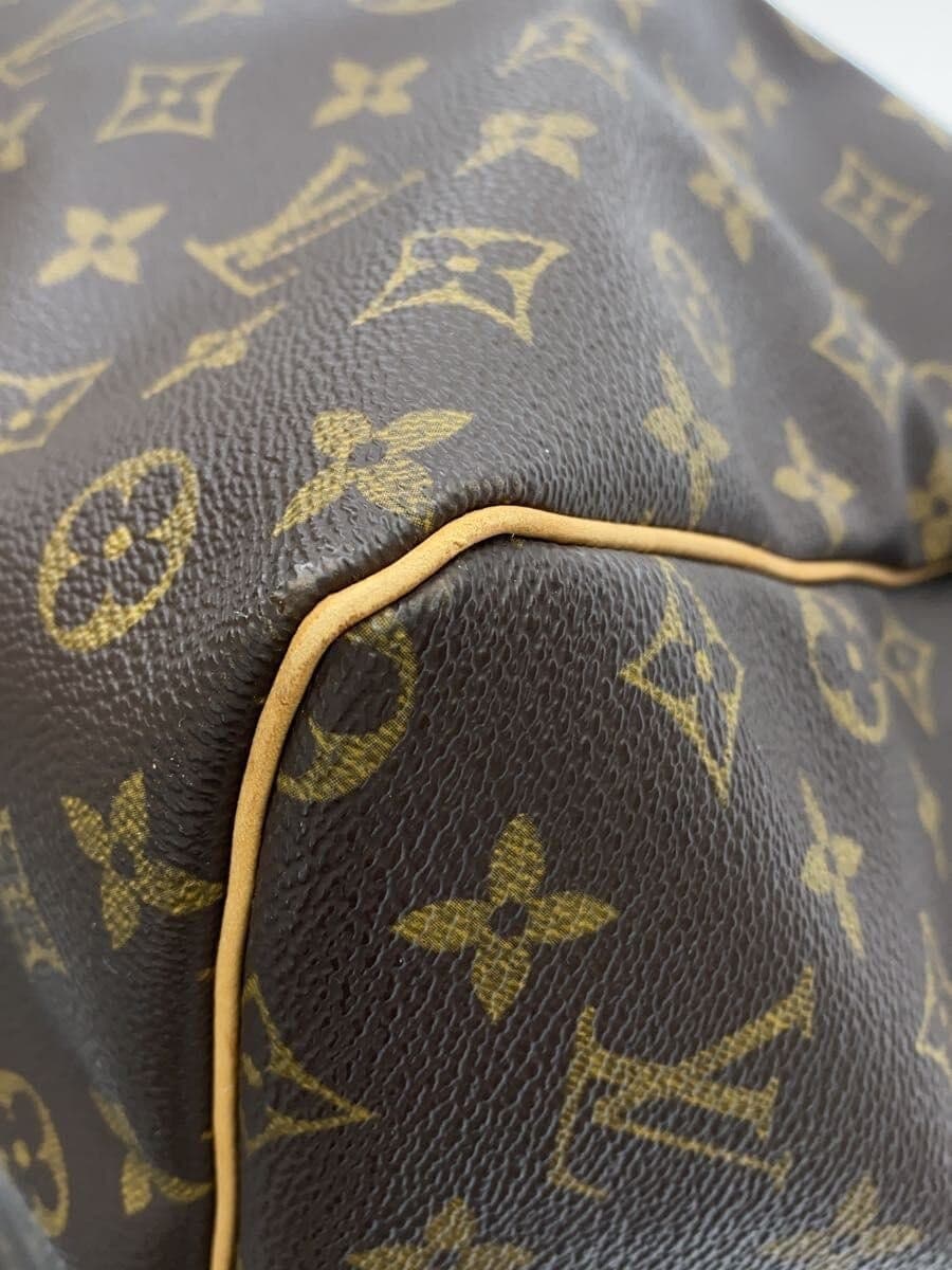 LOUIS VUITTON Keepall Bandouliere 60_Monogram Canvas PVC BRW 7