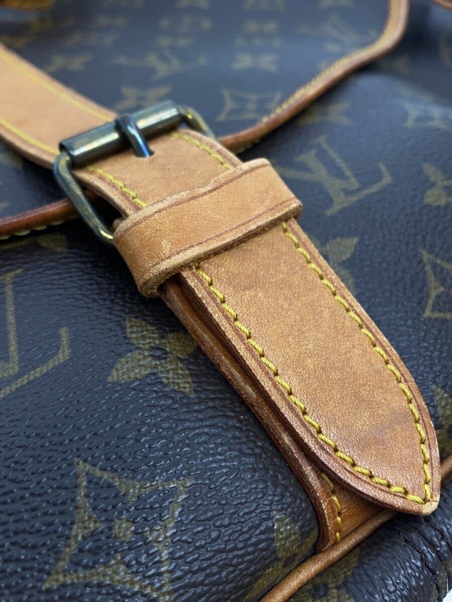 LOUIS VUITTON1)Saumur 35_Monogram Canvas BRW All Over Pattern 7