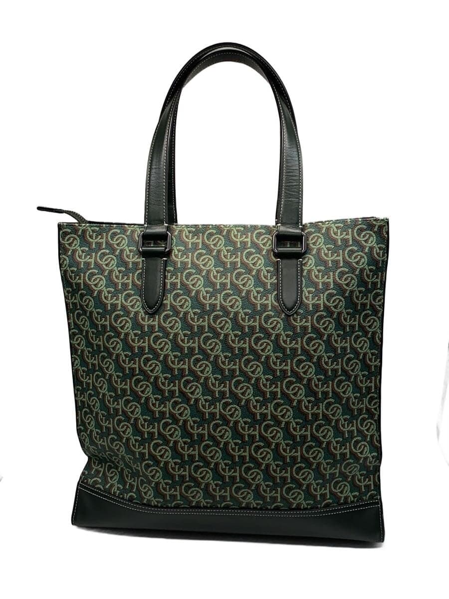 COACH Tote Bag GRN All Over Pattern CE749