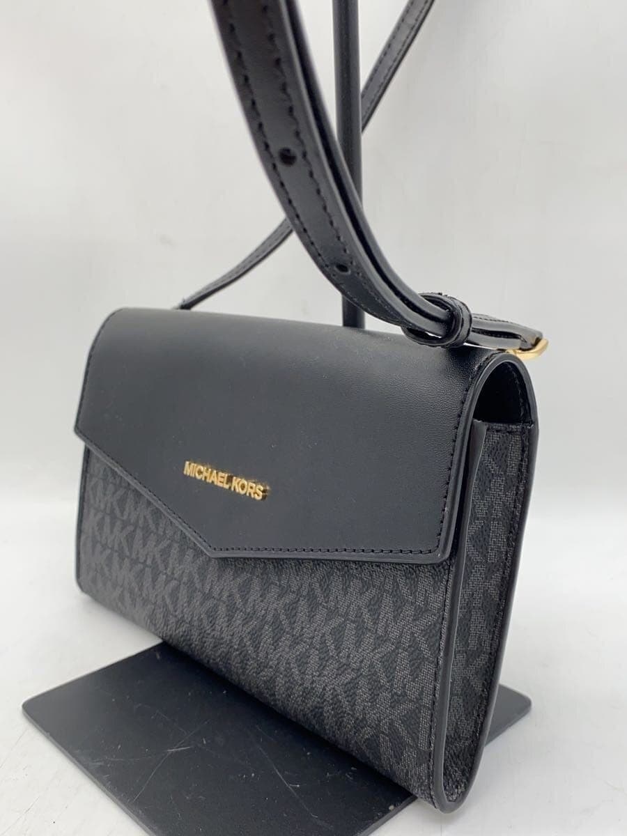 MICHAEL KORS Shoulder Bag BLK All Over Pattern 2