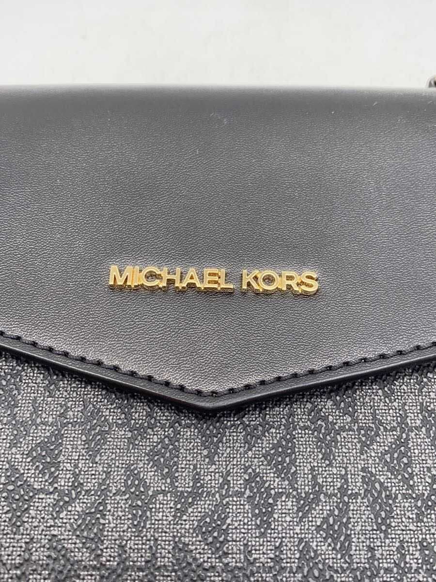 MICHAEL KORS Shoulder Bag BLK All Over Pattern 5