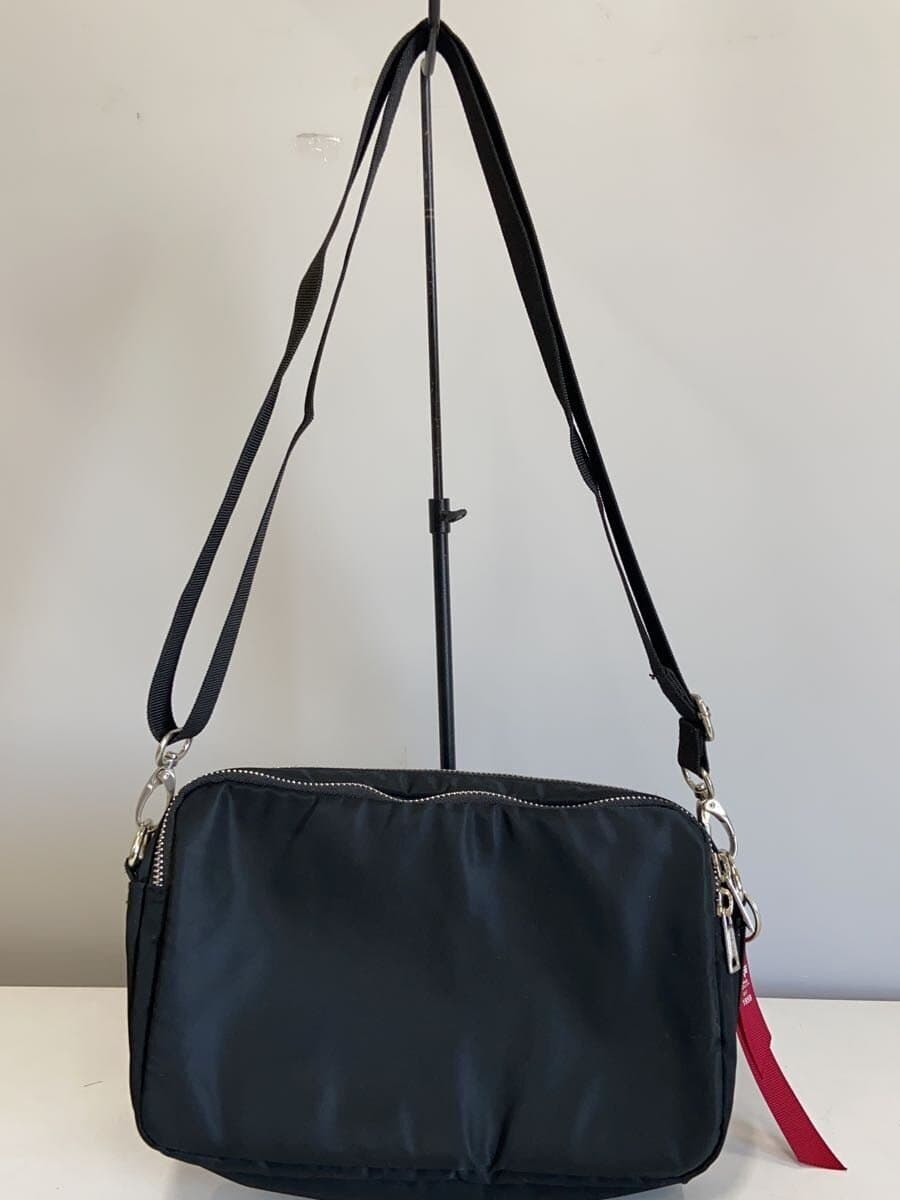 ALPHA INDUSTRIES Shoulder Bag Nylon BLK Solid 3