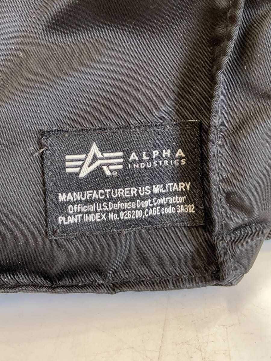 ALPHA INDUSTRIES Shoulder Bag Nylon BLK Solid 5