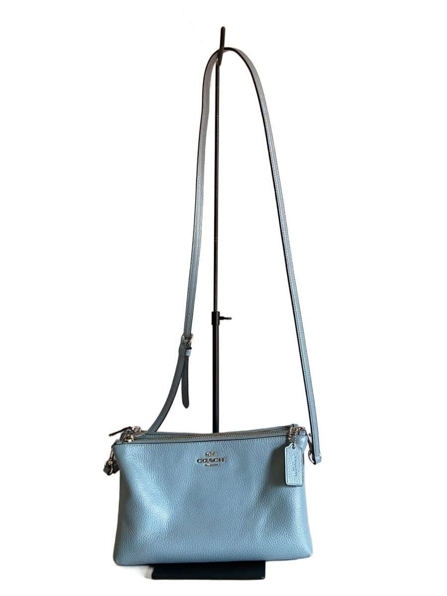 COACH Shoulder Bag Leather NVY F34265