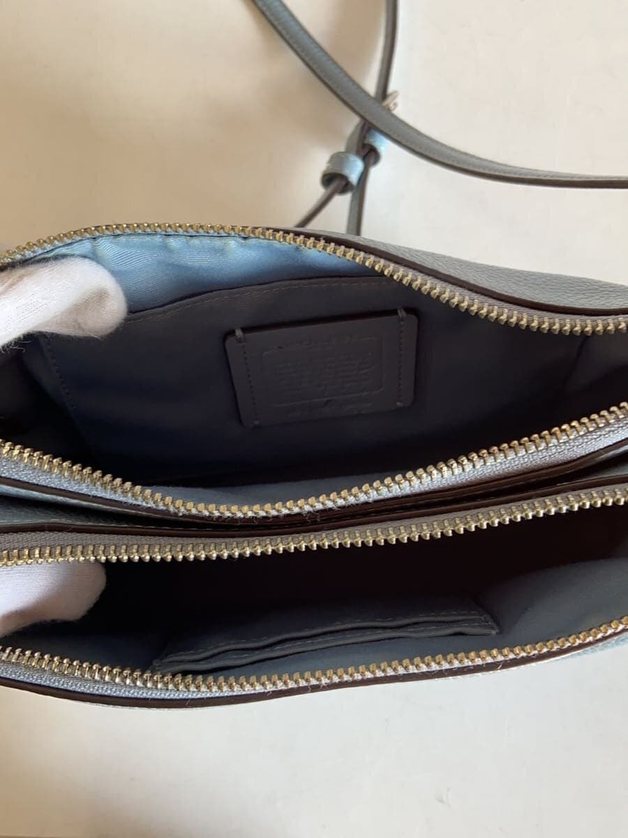 COACH Shoulder Bag Leather NVY F34265 6