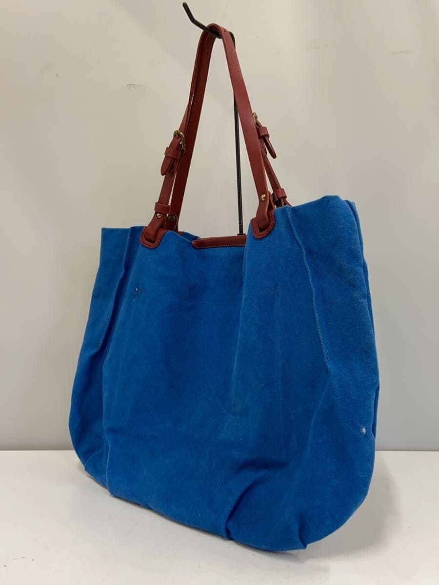 SEAGULL SHIP Tote Bag Cotton BLU Solid 2