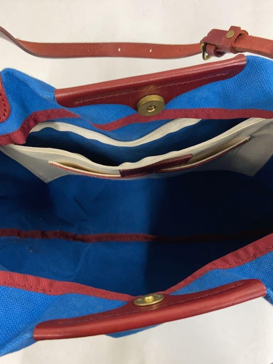 SEAGULL SHIP Tote Bag Cotton BLU Solid 6