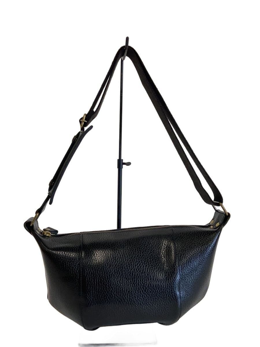 ART BROWN shoulder bag leather BLK