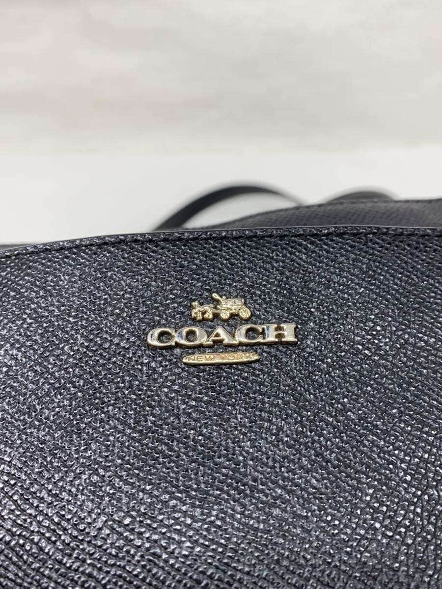 COACH Shoulder Bag Leather BLK Solid F57788 5
