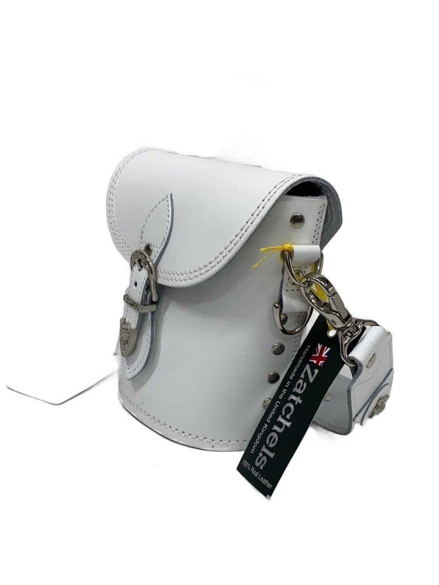 TOGA x Zatchels Barrel Bag Handbag Leather WHT Solid 2