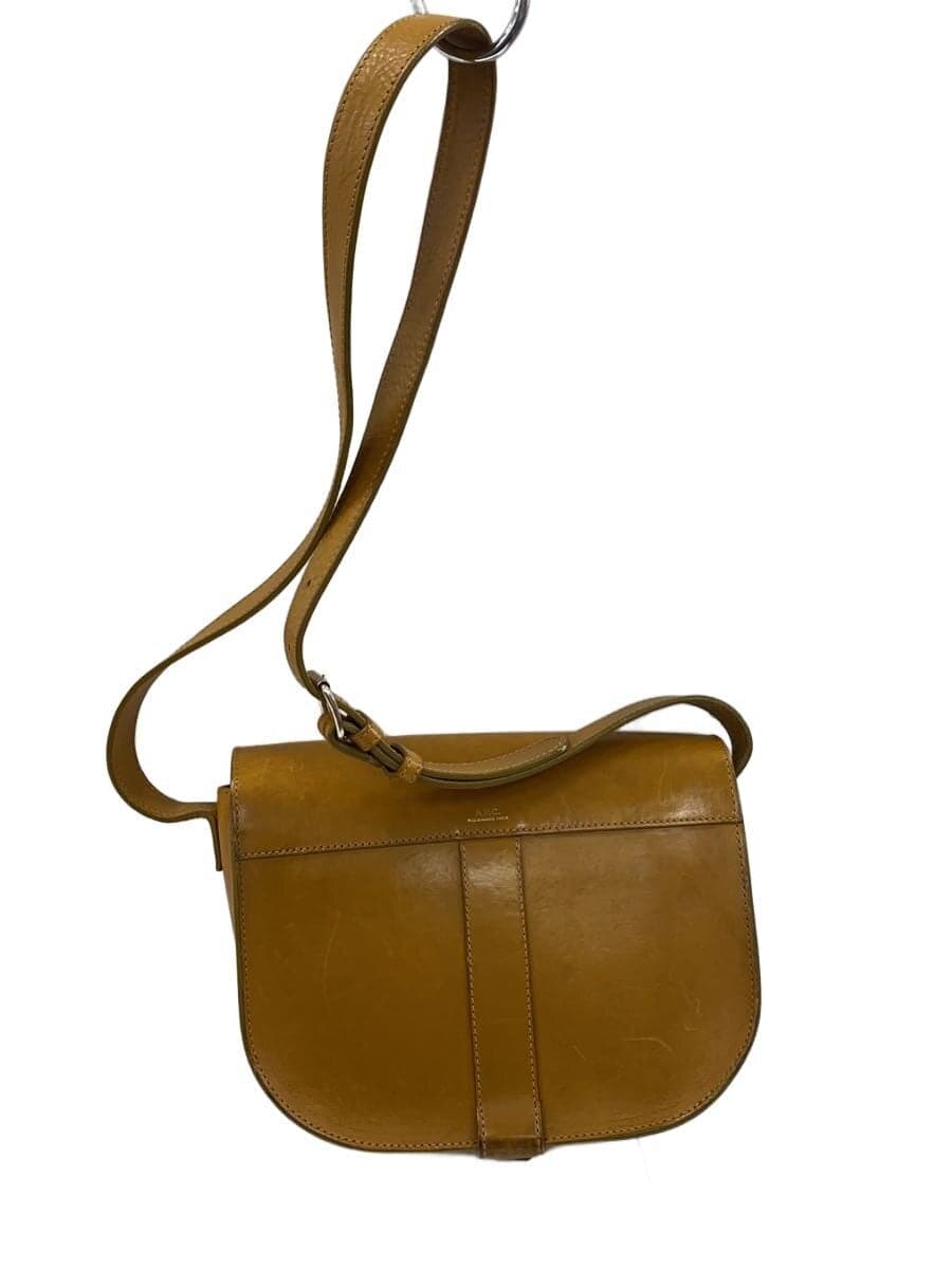 A.P.C.SAC JUNE Shoulder Bag Leather BRW Solid 3