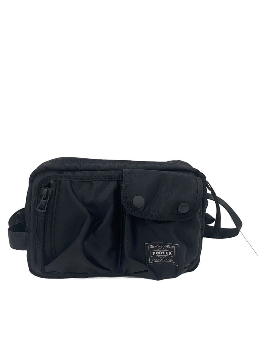 PORTER Shoulder Bag BLK Compartment