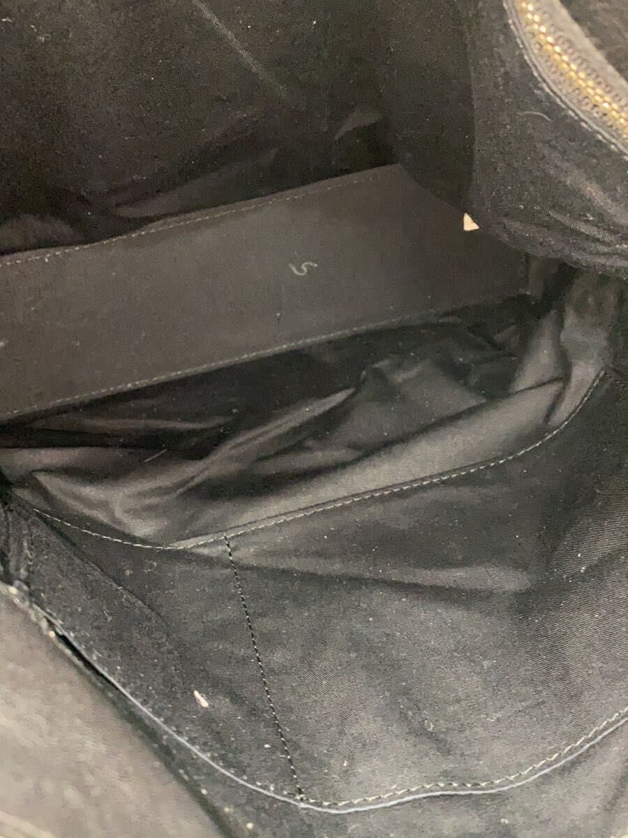 MARGARET HOWELL Shoulder Bag Cowhide BLK Made in Japan 6