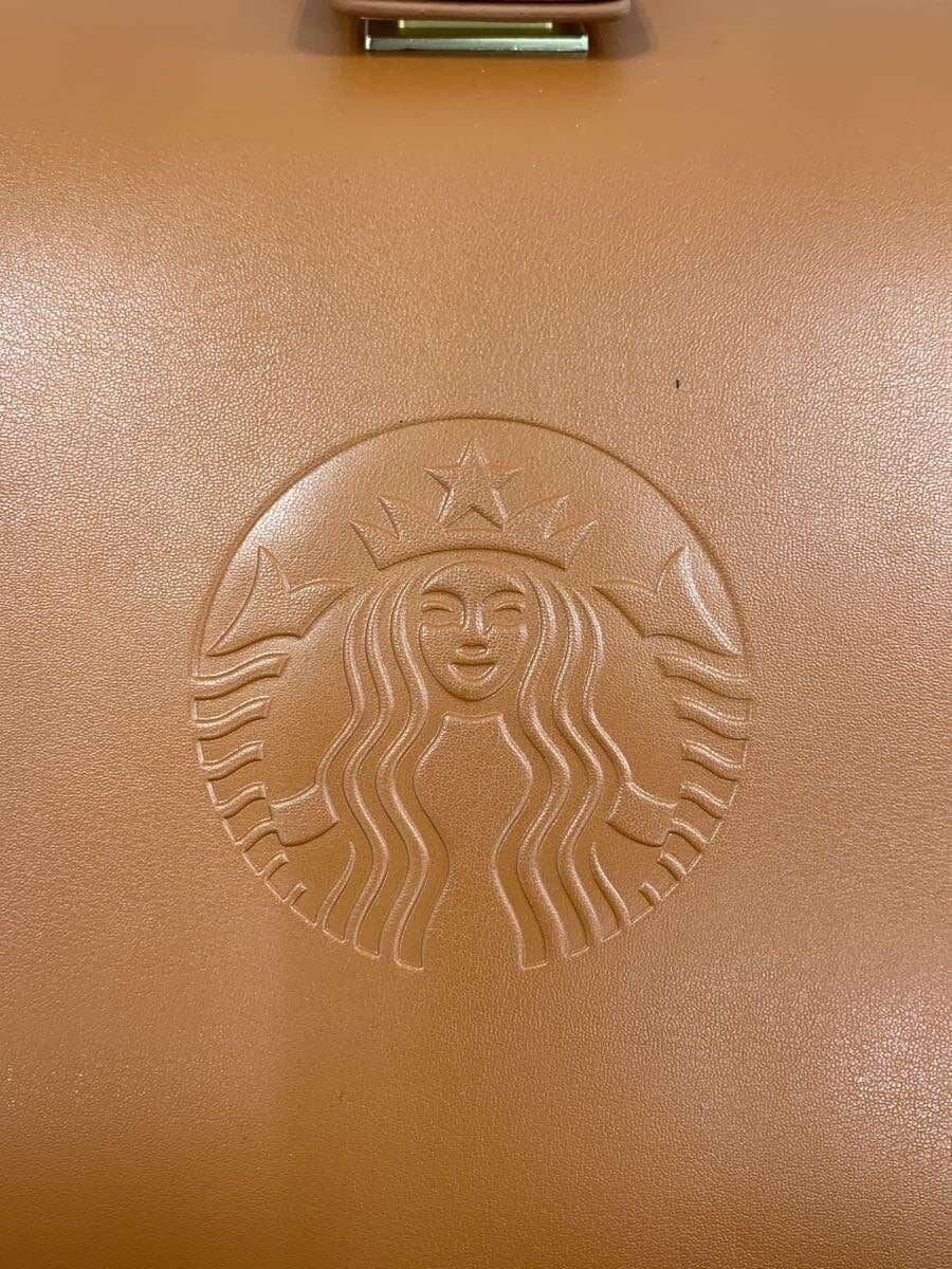 Starbucks Handbag Leather BRW Solid My Customize Journey 2-Way 5