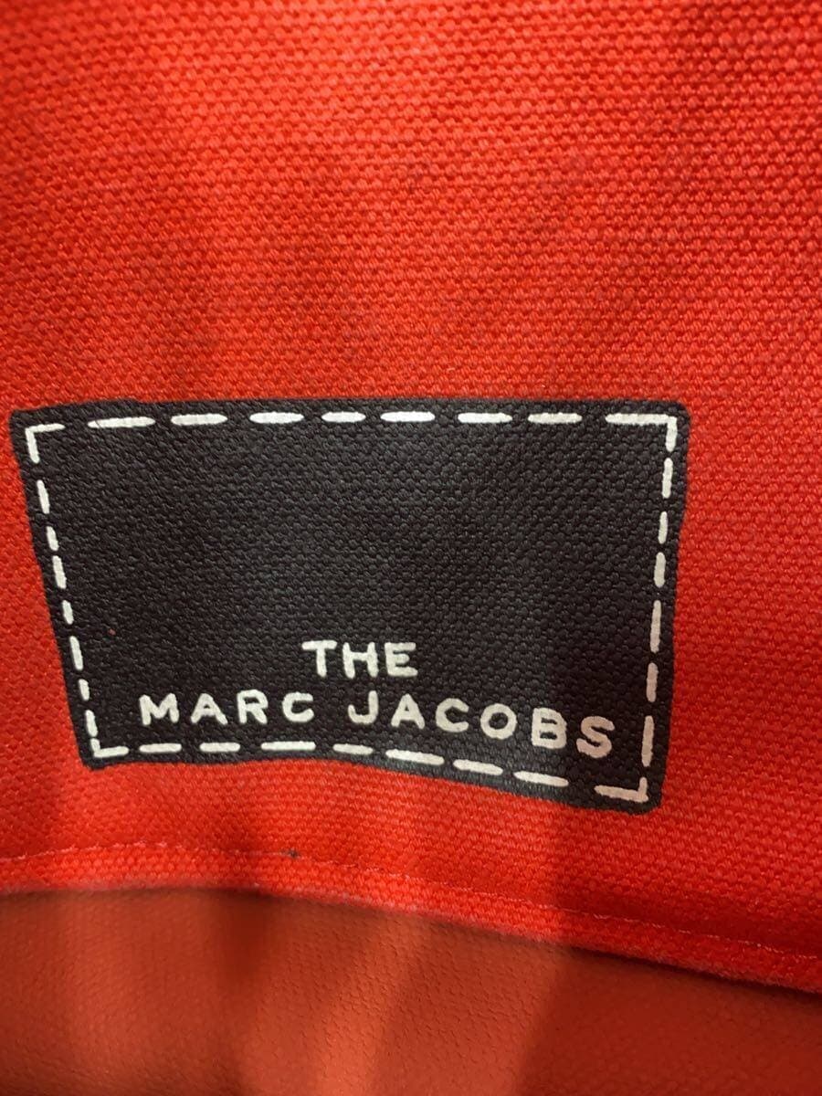 THE MARC JACOBS Tote Bag Canvas RED The Trompe L’Oeli Tag 5