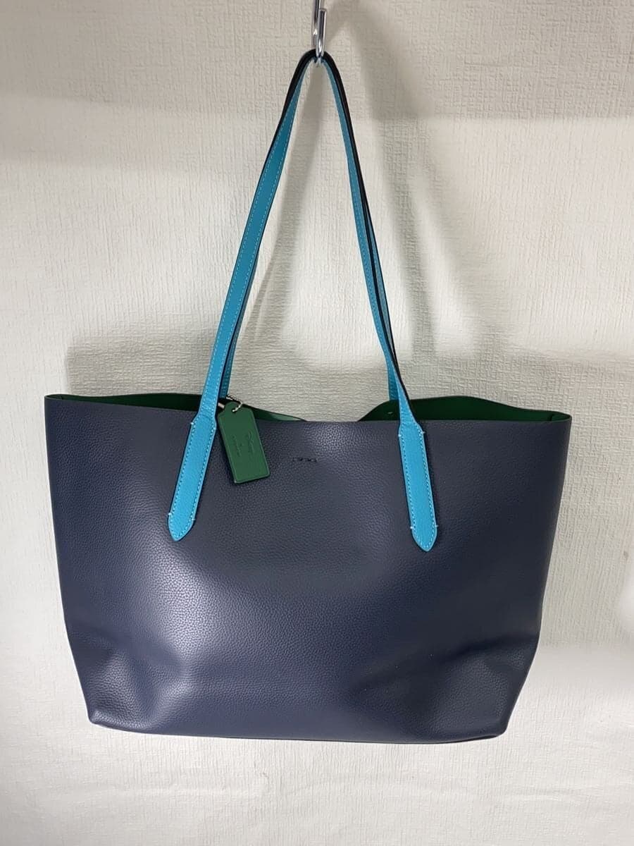 COACH × Disney Surf Pattern Tote Bag -- NVY 3712 Mickey Mouse 3