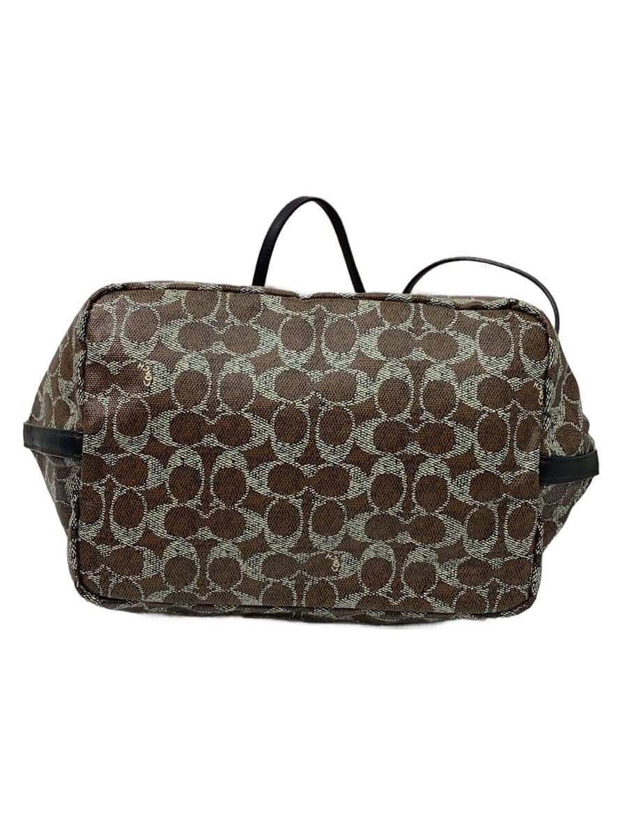 COACH Taxi Tote Bag Signature Camo Canvas PVC BRW All-over Pattern 35504 4