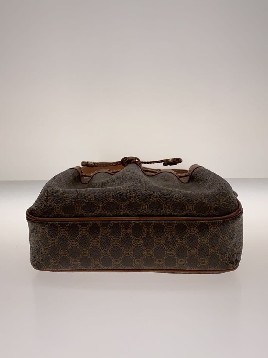 CELINE Shoulder Bag BRW All Over Pattern Macadam 4