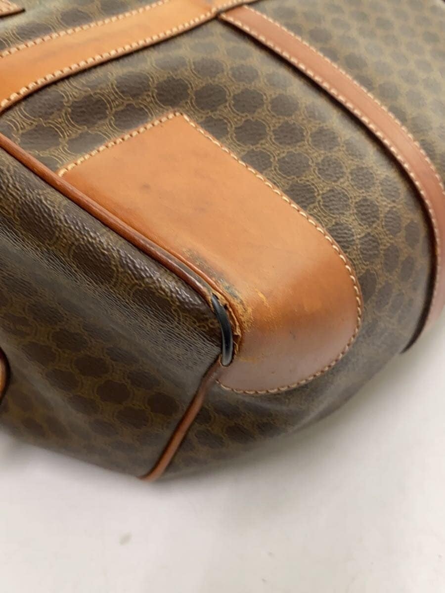 CELINE Boston Bag Leather BRW All Over Pattern 7