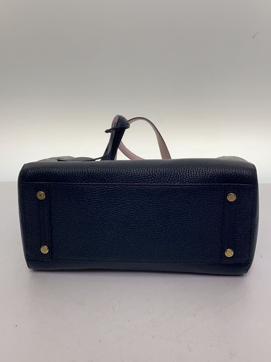 A.D.M.J. Tote Bag Leather NVY 4