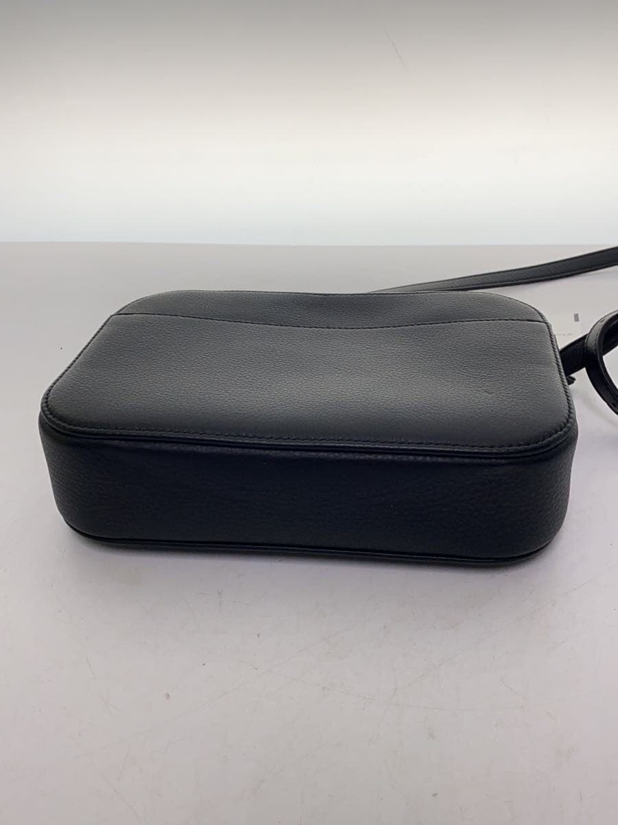 BALENCIAGA Shoulder Bag Leather BLK 552370 4