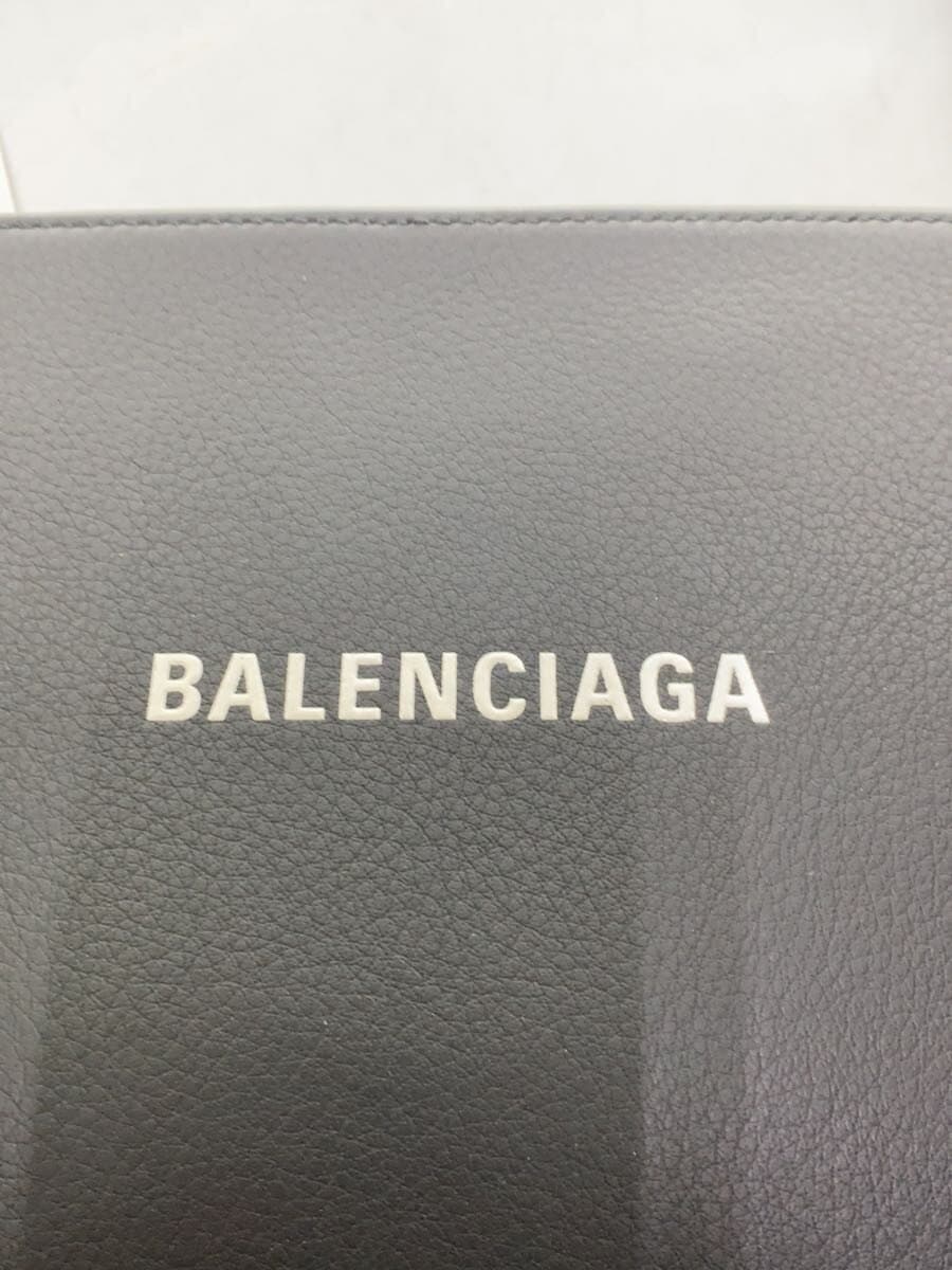 BALENCIAGA Shoulder Bag Leather BLK 552370 5