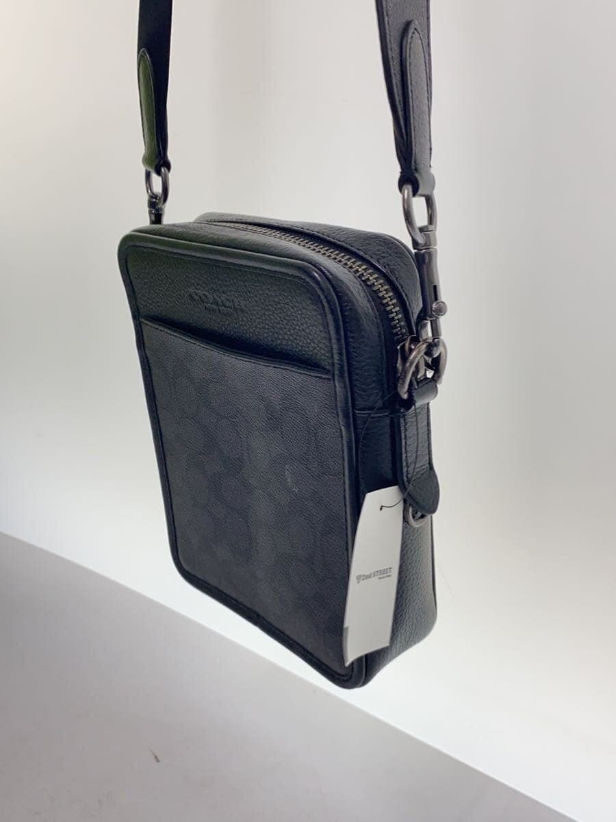 COACH Shoulder Bag Leather Black CW388 2