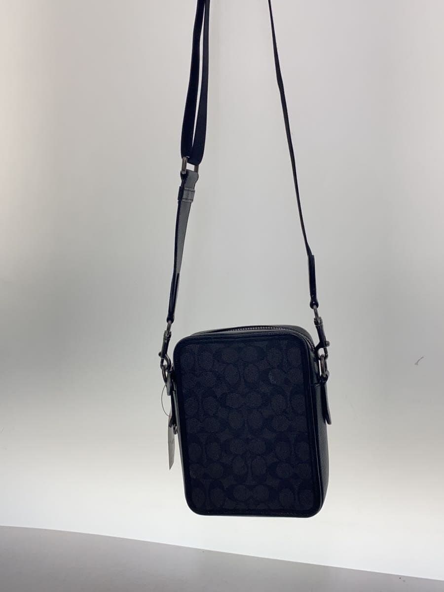 COACH Shoulder Bag Leather Black CW388 3