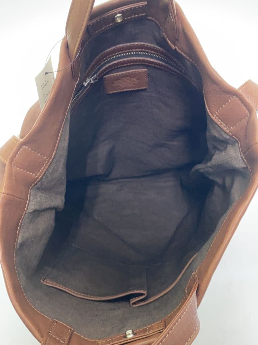 SLOW&CO Shoulder Bag Leather BRW Plain 6