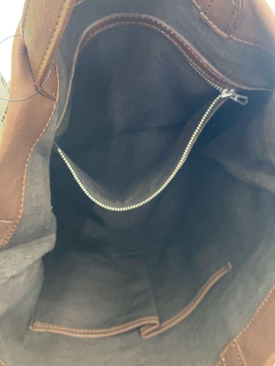 SLOW&CO Shoulder Bag Leather BRW Plain 8