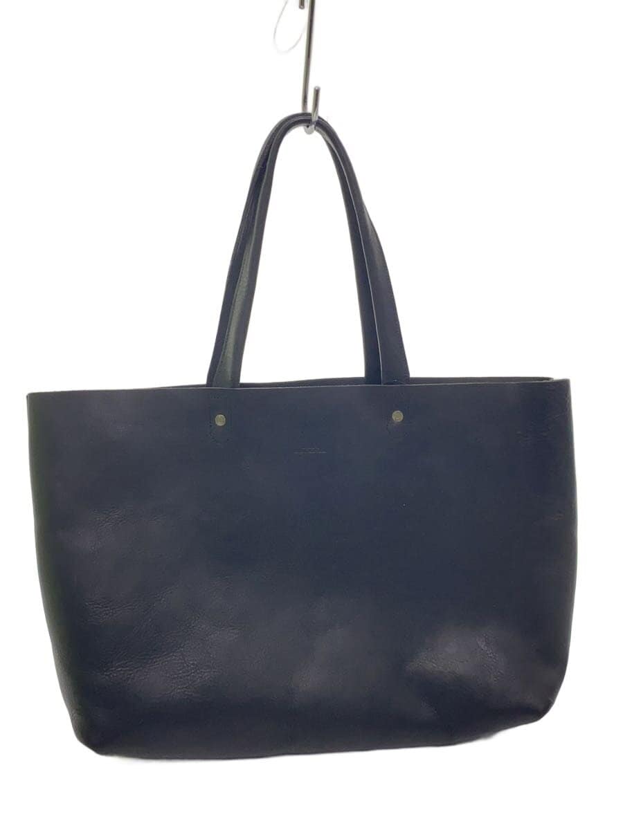 SLOW&CO Tote Bag Leather Black Plain