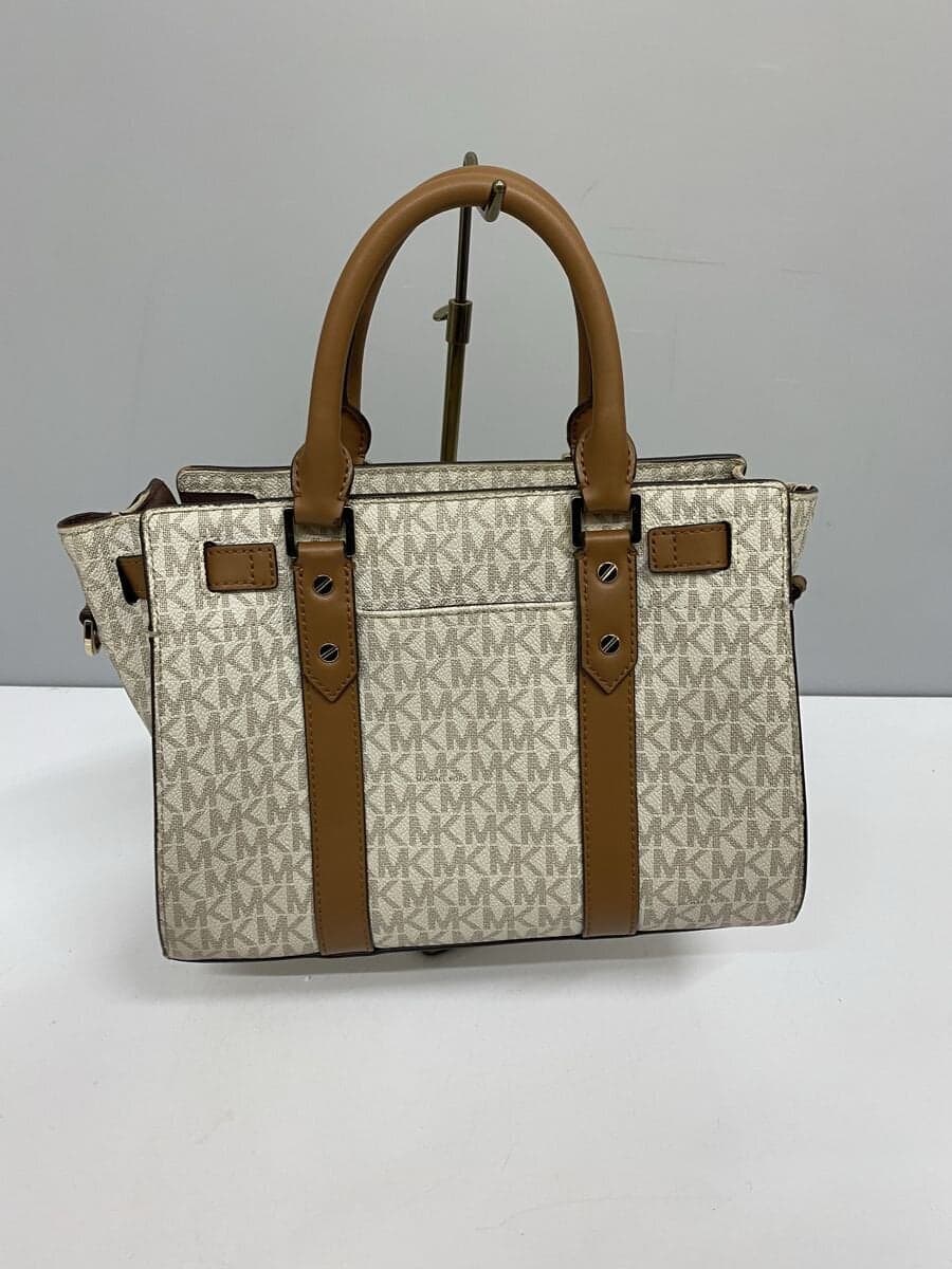MICHAEL KORS Shoulder Bag Leather CRM All Over Pattern 30F9G0HS1B With Stain 4