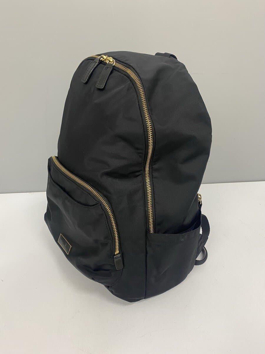 agnes b. Backpack Nylon BLK Solid FT03-13 2