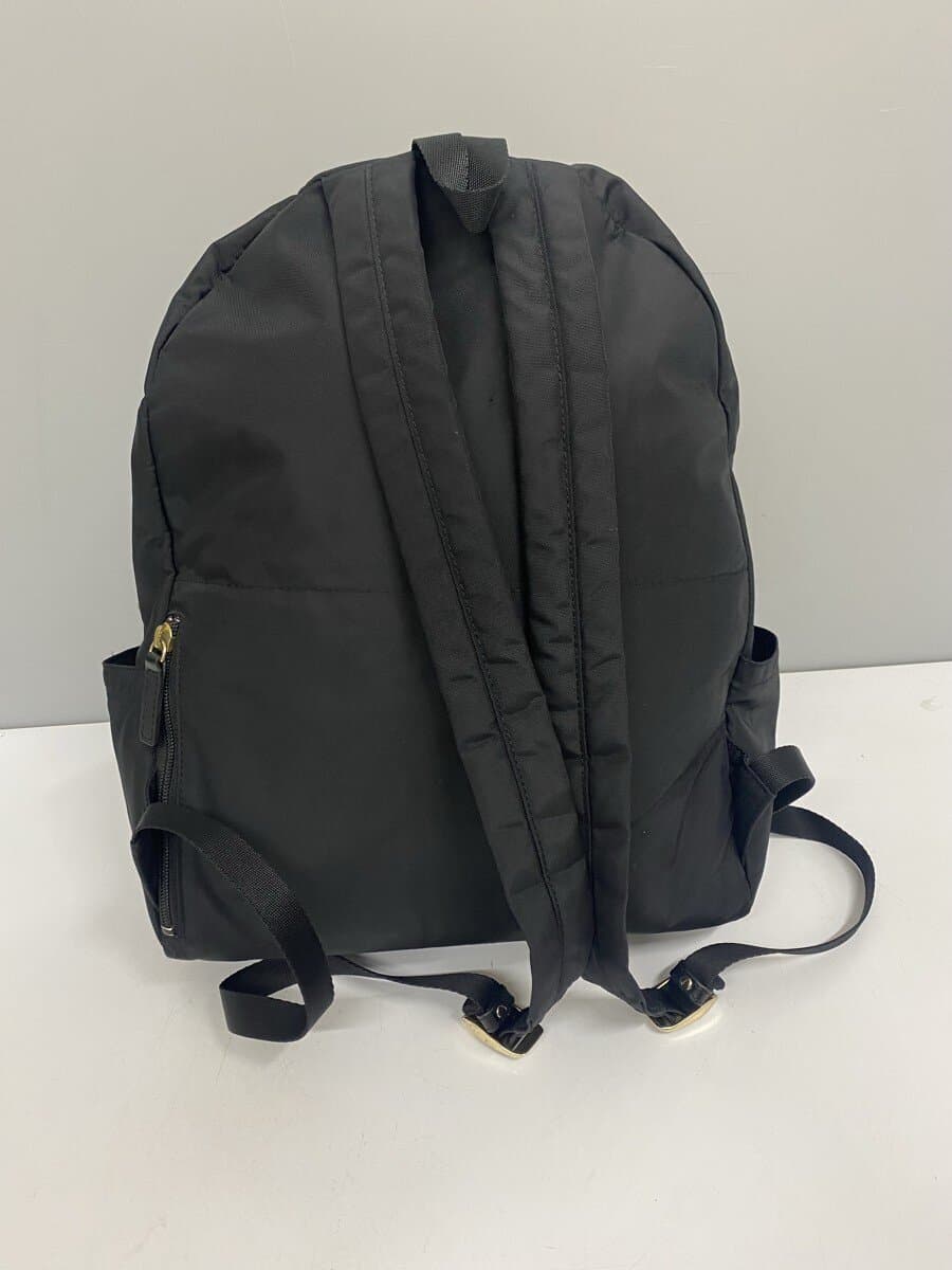 agnes b. Backpack Nylon BLK Solid FT03-13 3