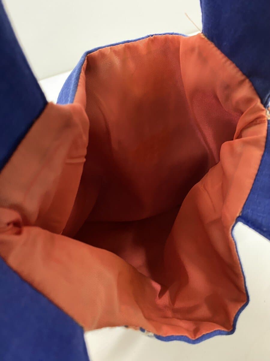 mina perhonen handbag linen BLU 5